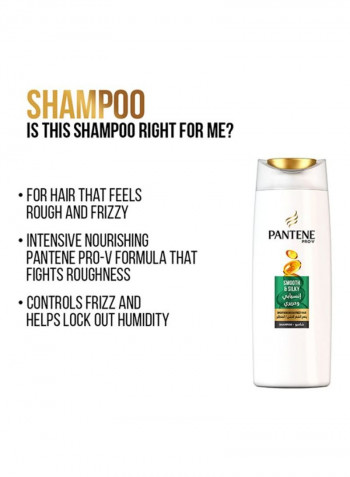 2-Piece Shampoo Smooth And Silky 600 ml, 400ml