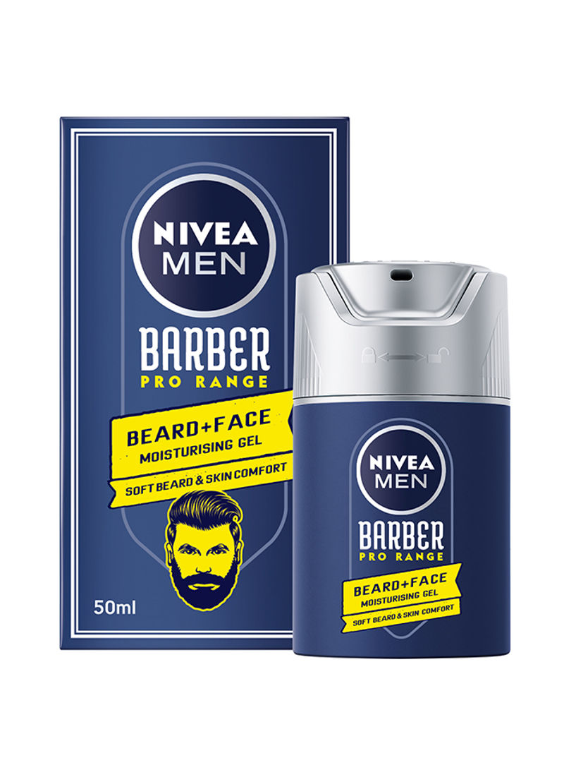 Barber Pro Range Beard And Face Moisturizing Gel, 50ml