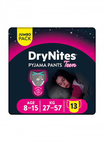 Pyjama Pants, Age 8-15 Years, Girl, 27-57 Kg, 13 Bed Wetting Pants