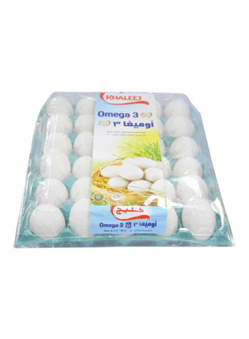 Omega 3 White Eggs 30 Pieces