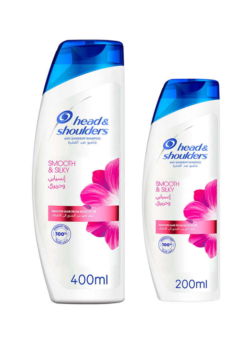 Smooth And Silky Anti-Dandruff Shampoo 400ml + 200ml