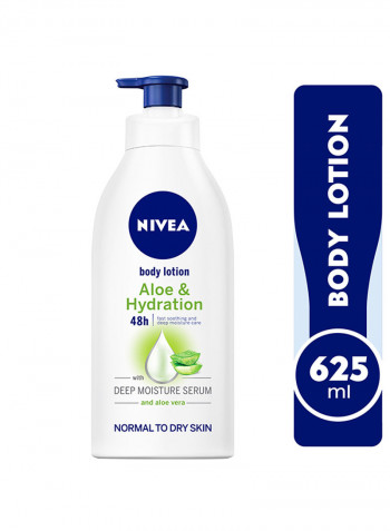 Aloe And Hydration Body Lotion, Aloe Vera, Normal To Dry Skin 625ml