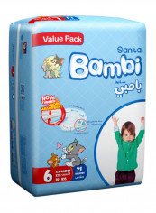Baby Diapers Value Pack Size 6, XX-Large, 18+ KG, 21 Count