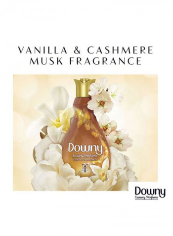 Perfume Collection Vanilla And Cashmere Musk Concentrate Fabric Softener 880ml Pack of 3