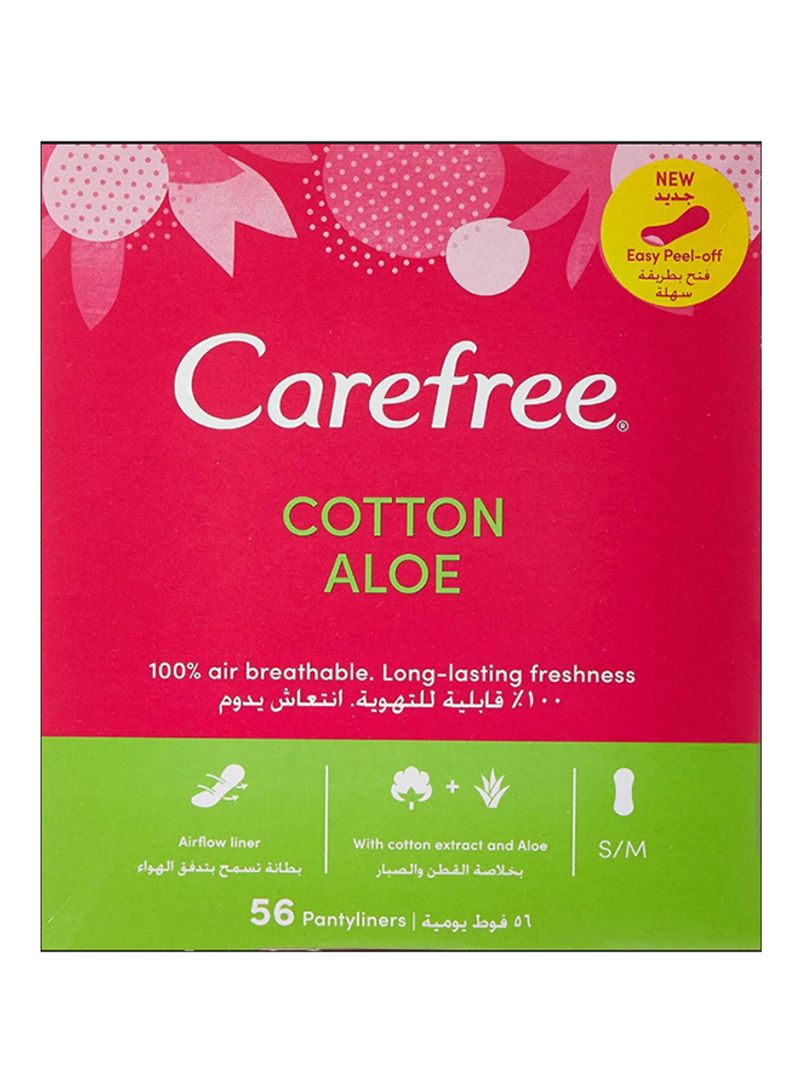 Cotton Aloe Pantyliners pack of 56