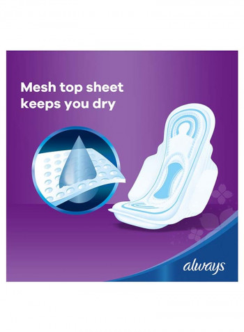 Pack Of 72 Clean And Dry Maxi Thick Large Sanitary Pads