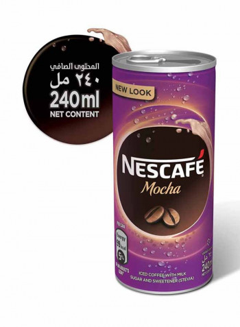 Ready To Drink Mocha Chilled Coffee, 240ml, Pack Of 6 240ml Pack of 6