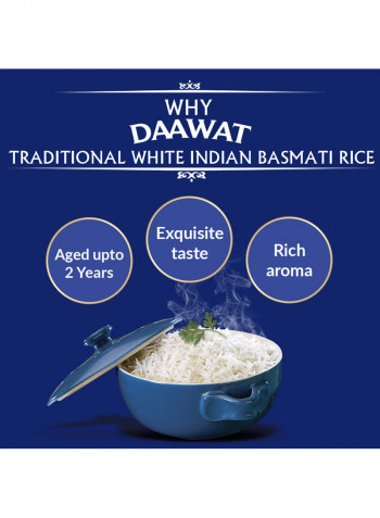 Traditional White Indian Basmati Rice 5kg