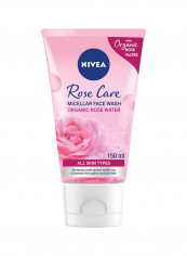 Micellar Organic Rose Water Face Wash, All Skin Types, 150ml