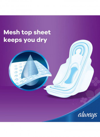 Clean And Dry Maxi Thick, Large sanitary pads with wings, 60 pads Large