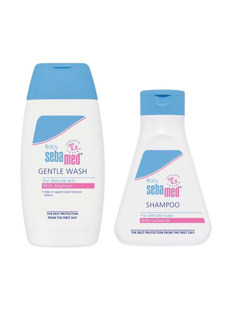 Pack Of 2 Baby Shampoo With Wash