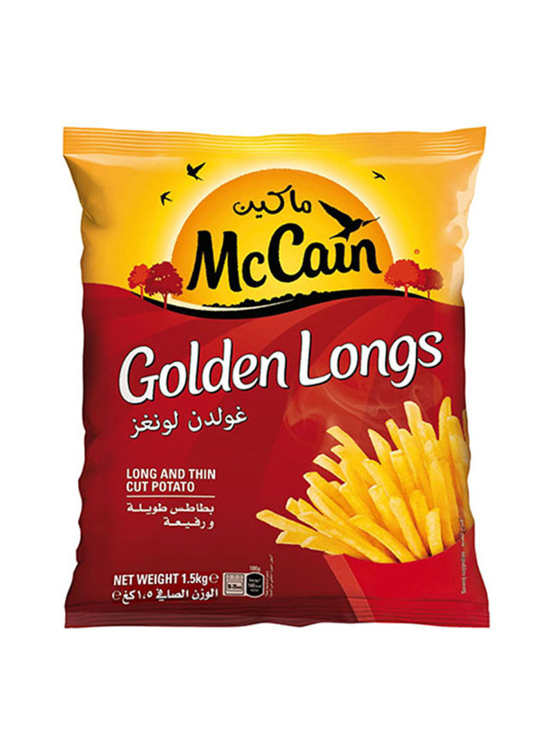 Golden Long and Thin Cut Potato Fries 1.5kg