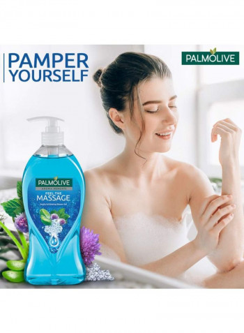 Aroma Sensations Feel The Massage Mineral Scrub Shower Gel Blue 750ml