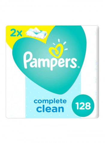 Complete Clean Baby Wipes 2 Packs x 64 Wipes, 128 Sheets