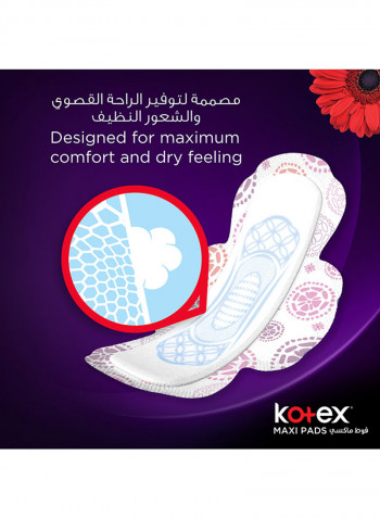 50-Piece Maxi Pads Normal With Wings