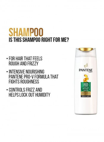 Pack of 2 Pro-V Smooth And Silky Shampoo 600/200ml