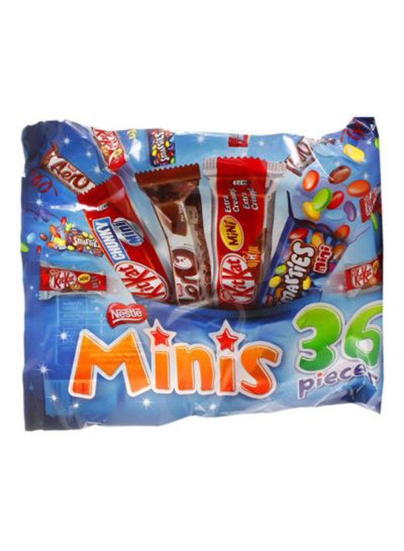 Pack Of 36 Minis Mix Chocolate Bag 480g