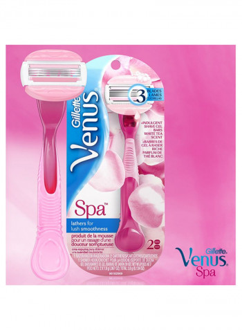Spa Breeze women's razor, 2 count