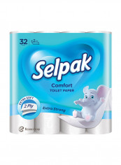 Comfort Toilet Paper 160 Sheets x 2ply, Pack of 32 Rolls