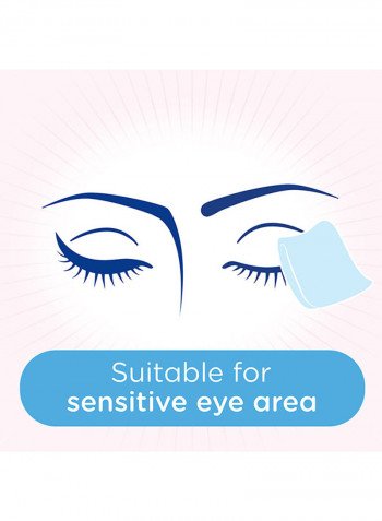 Facial Wipes Pack of 2 White