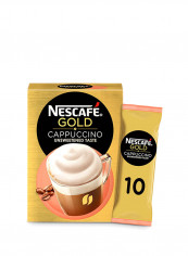 Cappuccino Unsweetened Taste Coffee Mix 14.2g Pack of 10