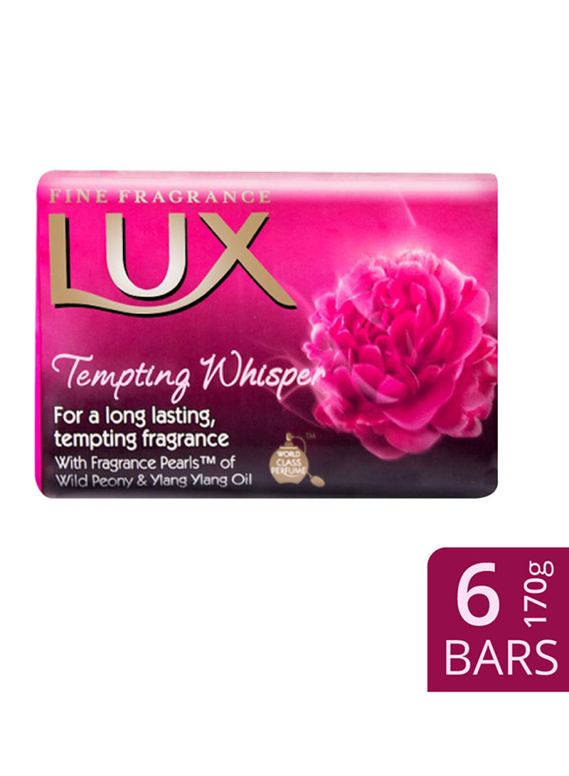Tempting Whisper Bar Soap 170g Pack of 6