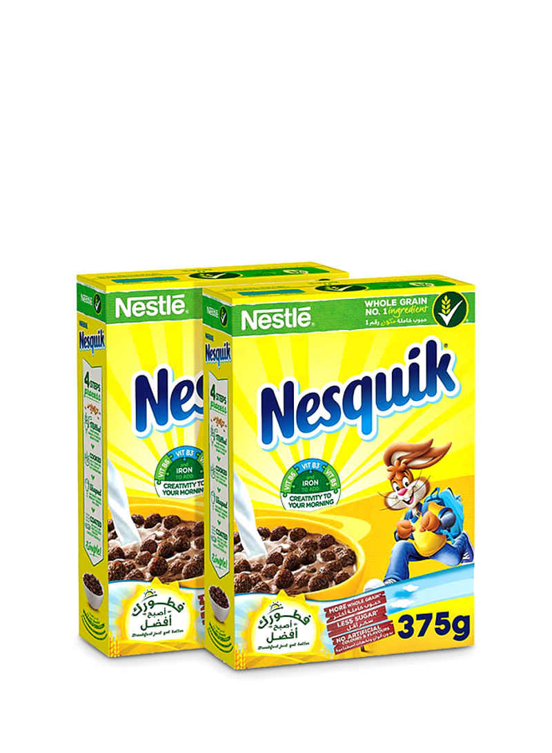 Chocolate Breakfast Cereal 375g Pack of 2