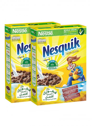 Chocolate Breakfast Cereal 375g Pack of 2