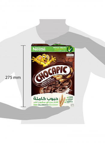 حبوب بطعم الشوكولا من الحبوب الكاملة 375غم عبوة من قطعتين