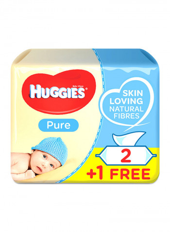Pure Baby Wipes, 168 Count