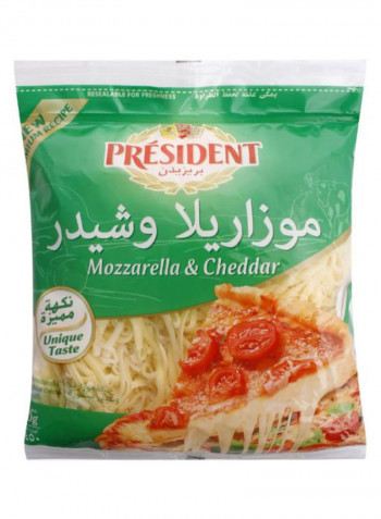 Mozzarella And Cheddar Shredded Cheese 450g