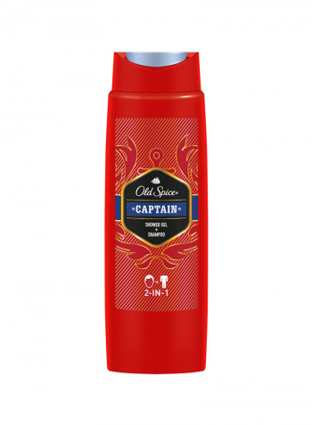 Captain Shower Gel And Shampoo 400مل