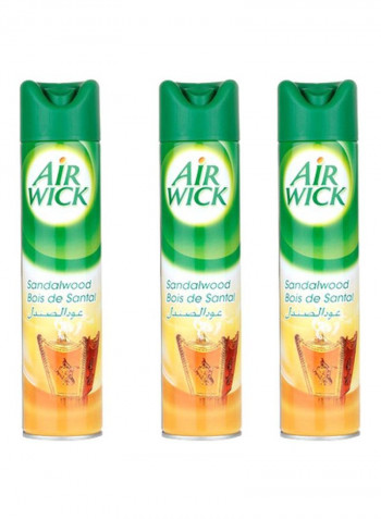 Air Freshener Set Sandalwood 300ml Pack of 3