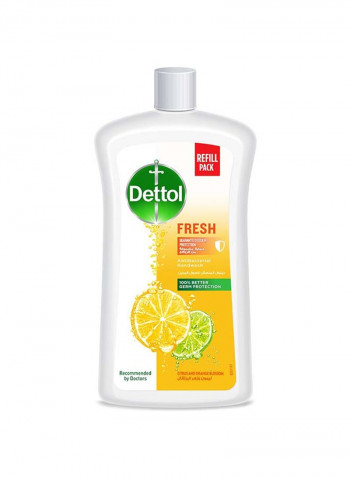 Fresh Anti-Bacterial Liquid Hand Wash 1L - Citrus And Orange Blossom Orange