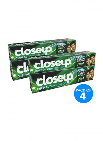 Menthol Fresh Toothpaste Pack of 4 120ml