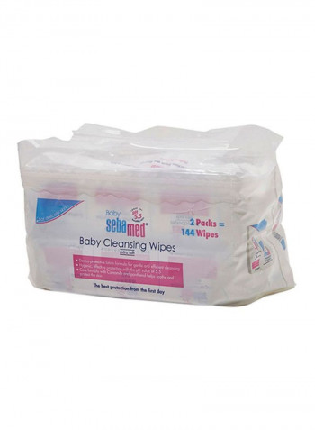 Cleansing Wipes, Value Pack, 144 Count