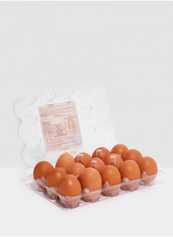 DHA Omega-3 Brown Eggs Family Box 50g Pack of 15