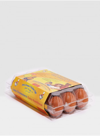 DHA Omega-3 Brown Eggs Family Box 50g Pack of 15