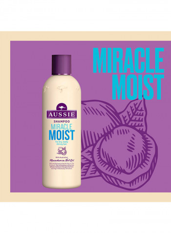 Miracle Moist Shampoo Silicone And Paraben Free For Dry And Really Thirsty Hairs 300ml