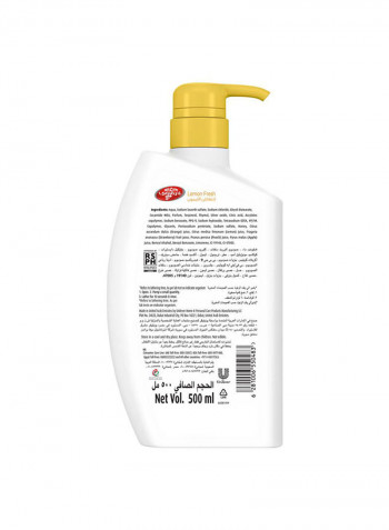 Anti Bacterial Hand Wash Lemon Fresh 500ml