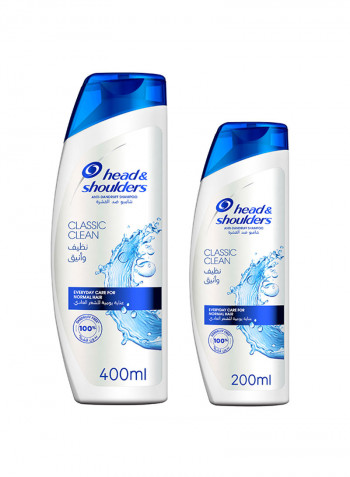 2-Piece Classic Clean Anti-Dandruff Shampoo Set