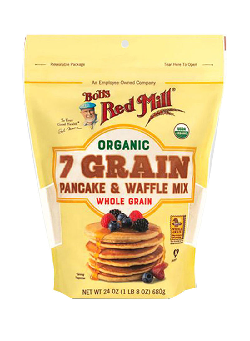 Oragnic 7 Grain Pancake And Mix Waffle 24ounce