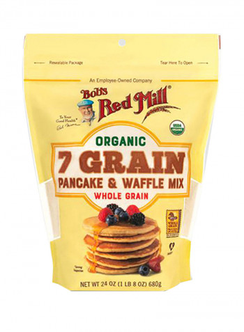 Oragnic 7 Grain Pancake And Mix Waffle 24ounce