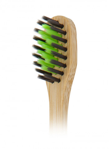 Soft Bamboo Toothbrush Beige/Black