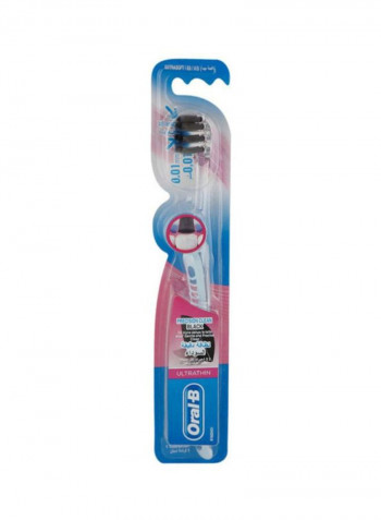 Ultrathin Precision Extra Soft Manual Toothbrush White/Black/Blue