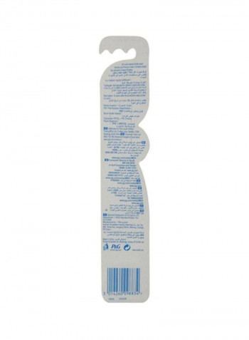 Ultrathin Precision Extra Soft Manual Toothbrush White/Black/Blue