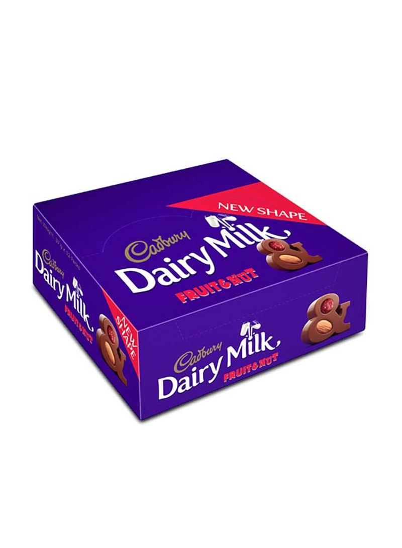 Dairy Milk Fruit & Nut Chocolate 37g Pack of 12