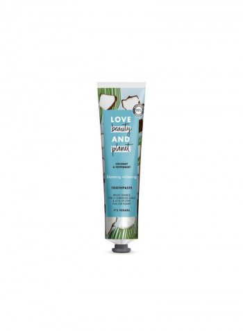 Coconut And Peppermint Toothpaste 75ml