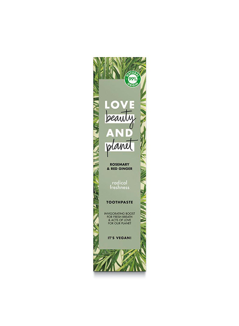 Rosemary And Red Ginger Toothpaste 75ml