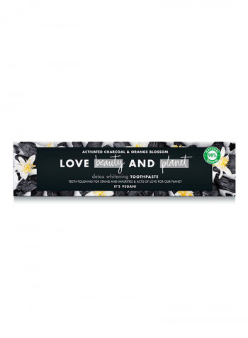 Activated Charcoal And Orange Blossom Toothpaste 75ml